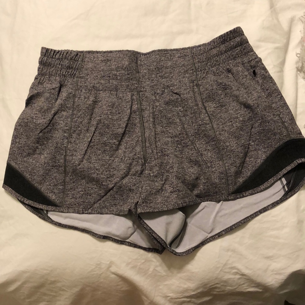 Lululemon high rise hotty hot shorts